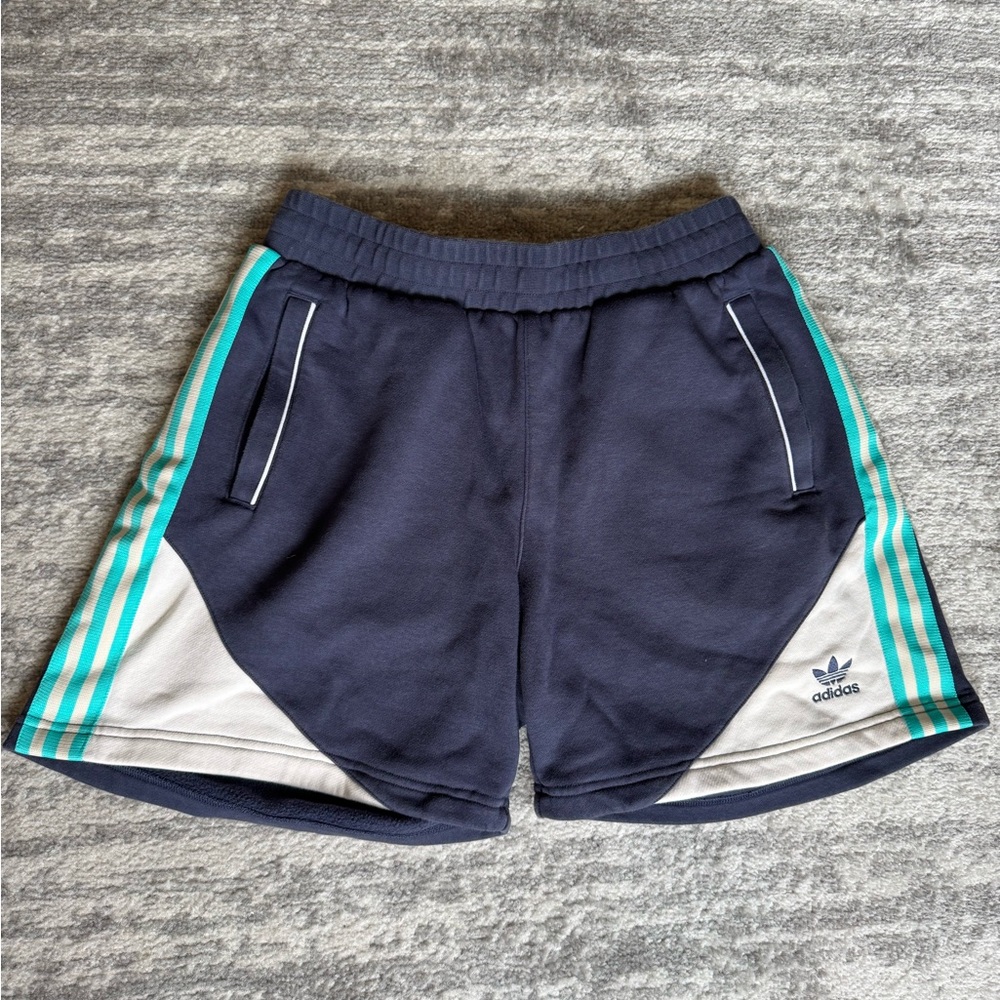 Adidas Men's Navy Blue Shorts